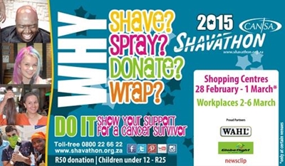 Kansa-shavathon hierdie Saterdag